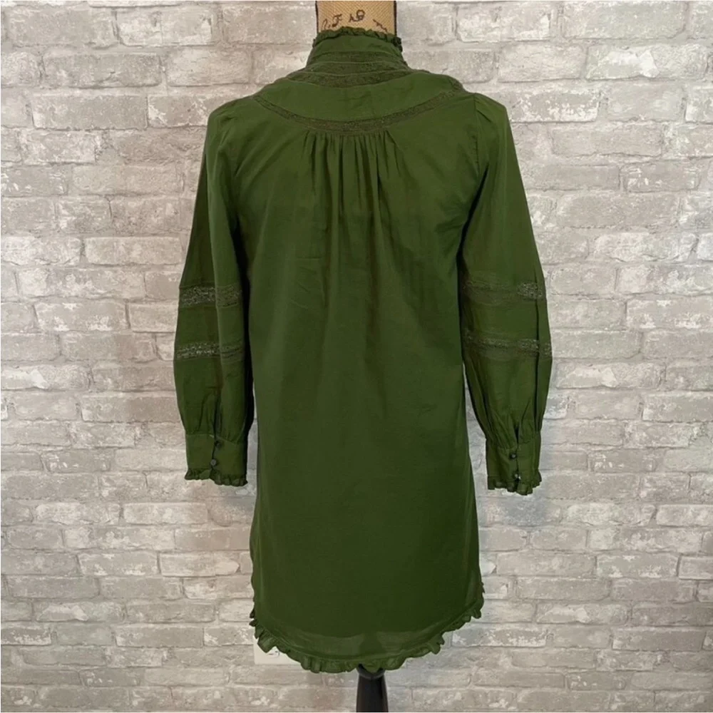 J.Crew Classy Chic Green Cori High Neck Dress